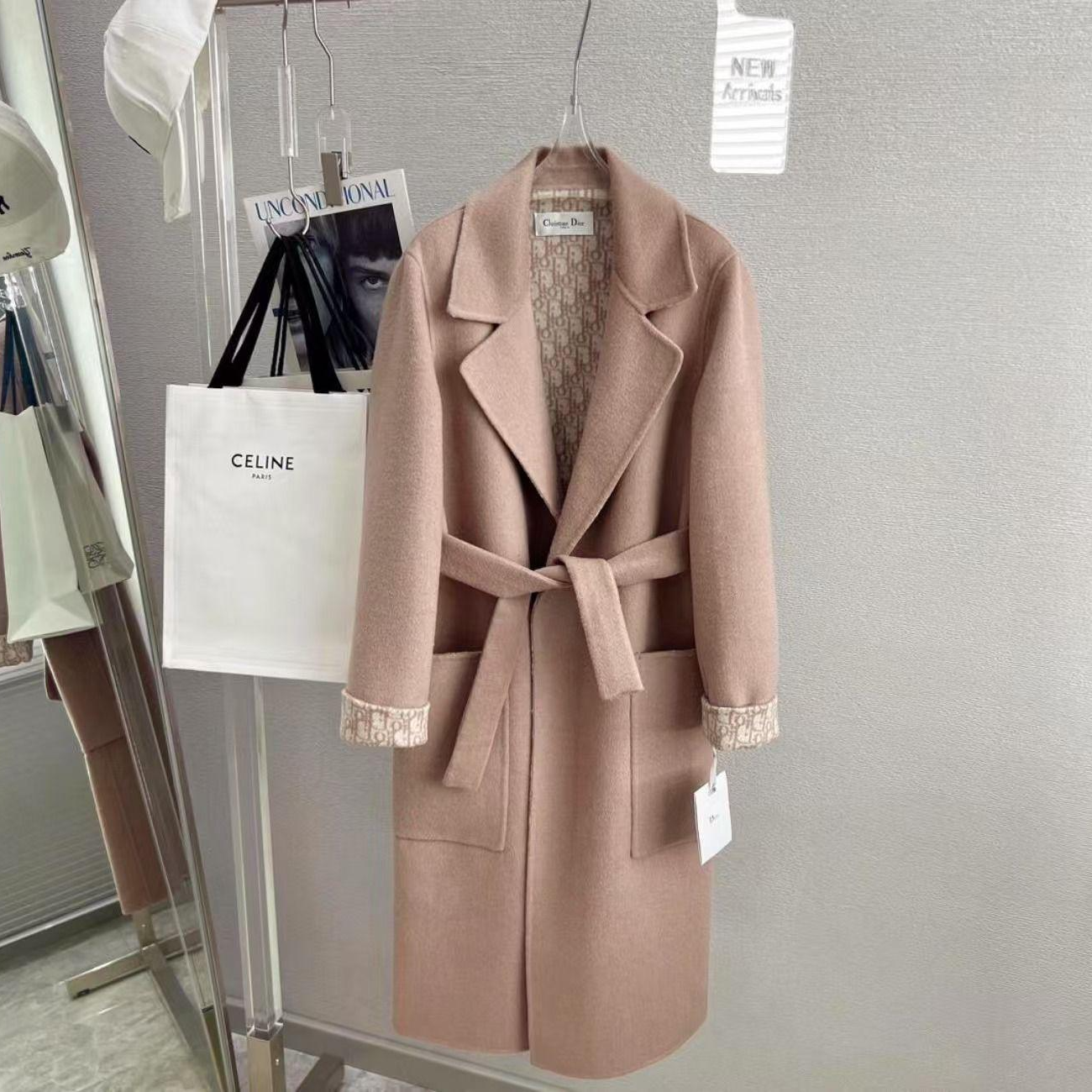 全新未使用 DIOR/迪奥 双双臻选/BC00869/迪奥大衣/36