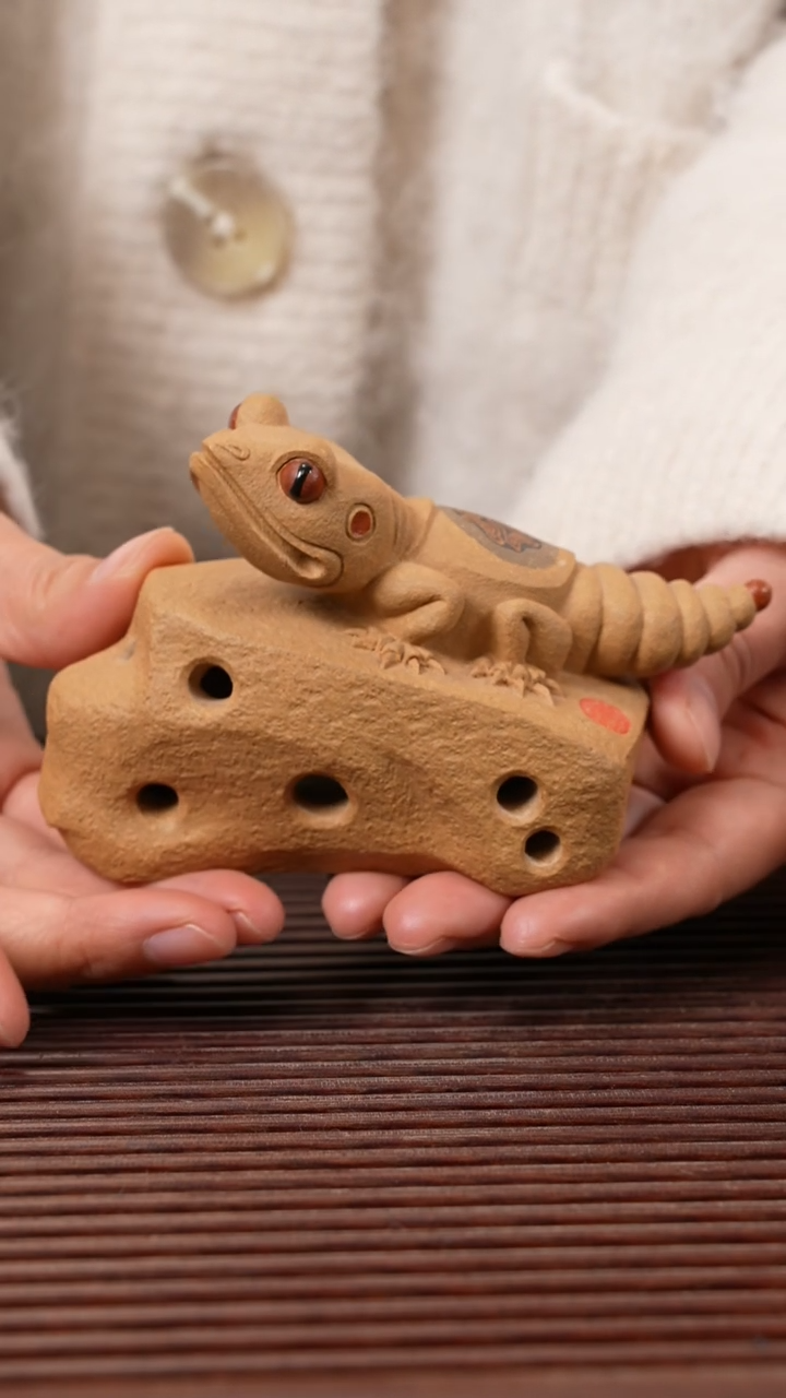 【闪购商品】紫砂茶宠守宫蜥蜴