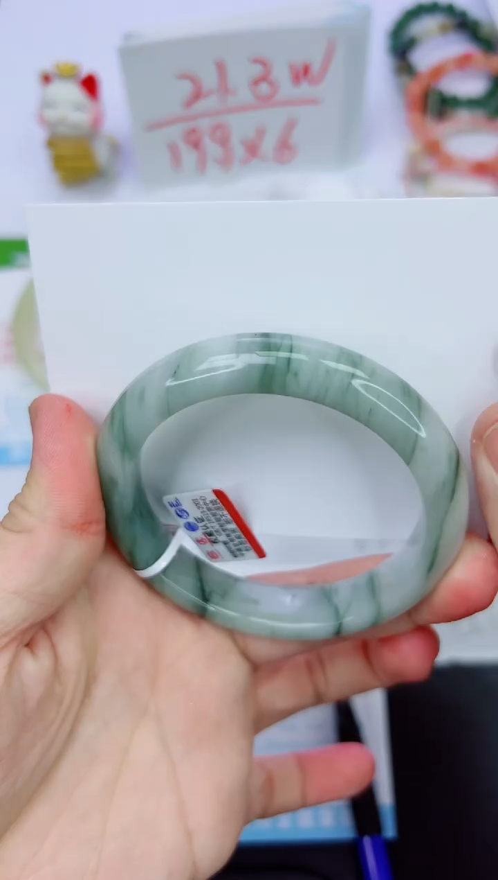 【闪购商品】石英质玉手镯未镶嵌347-58.2