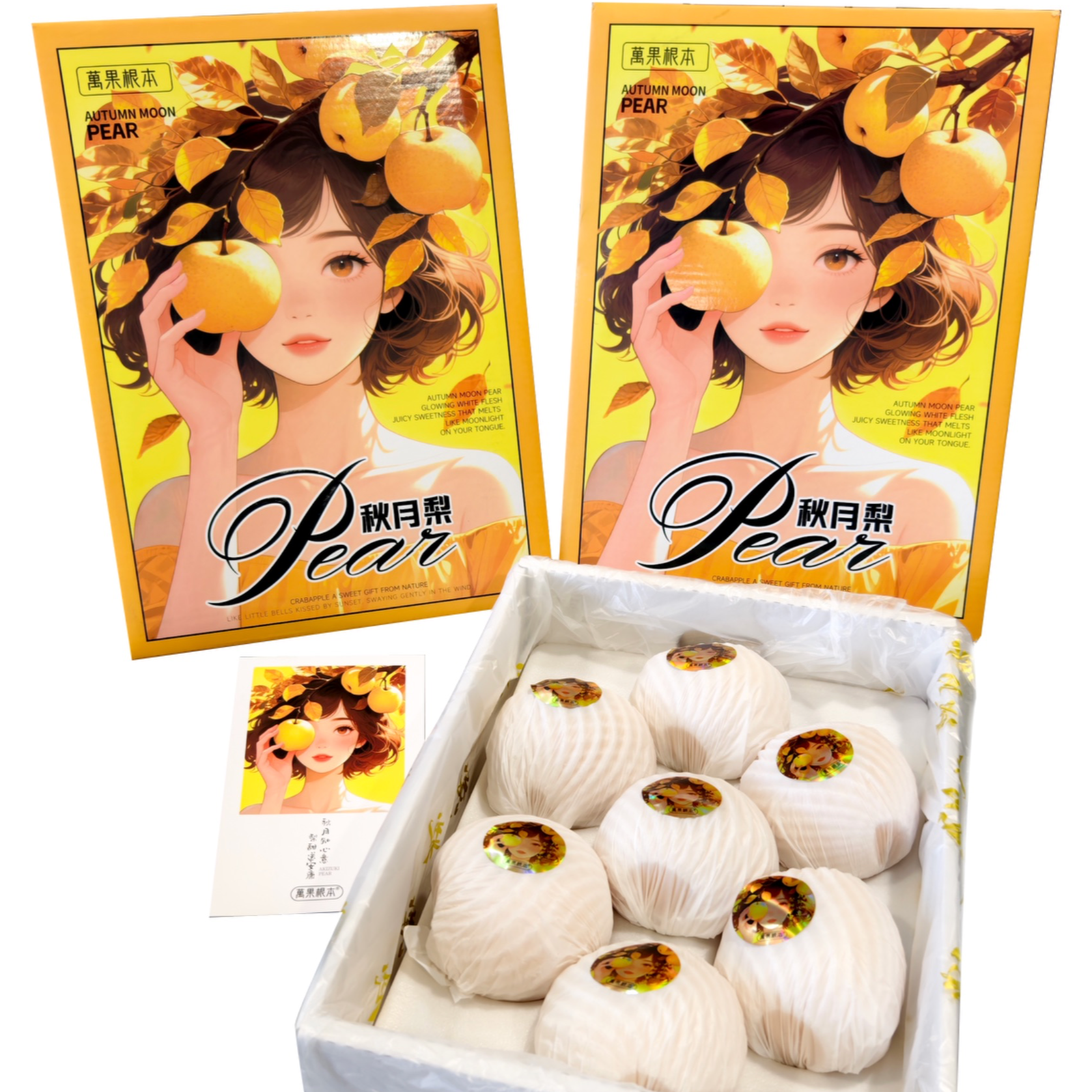 【赤峰市区当天达】送礼推荐秋月梨礼盒装毛重约7斤装包邮到家