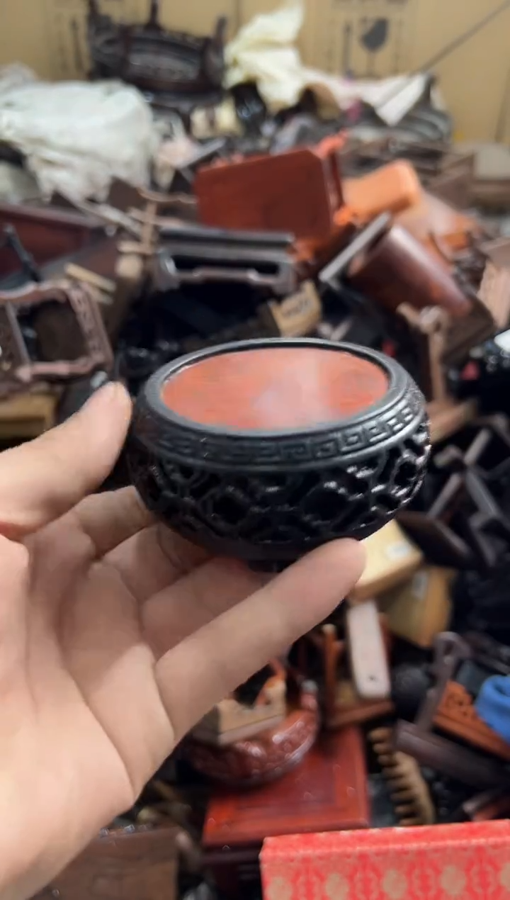 【闪购商品】木414底座花架摆件处理