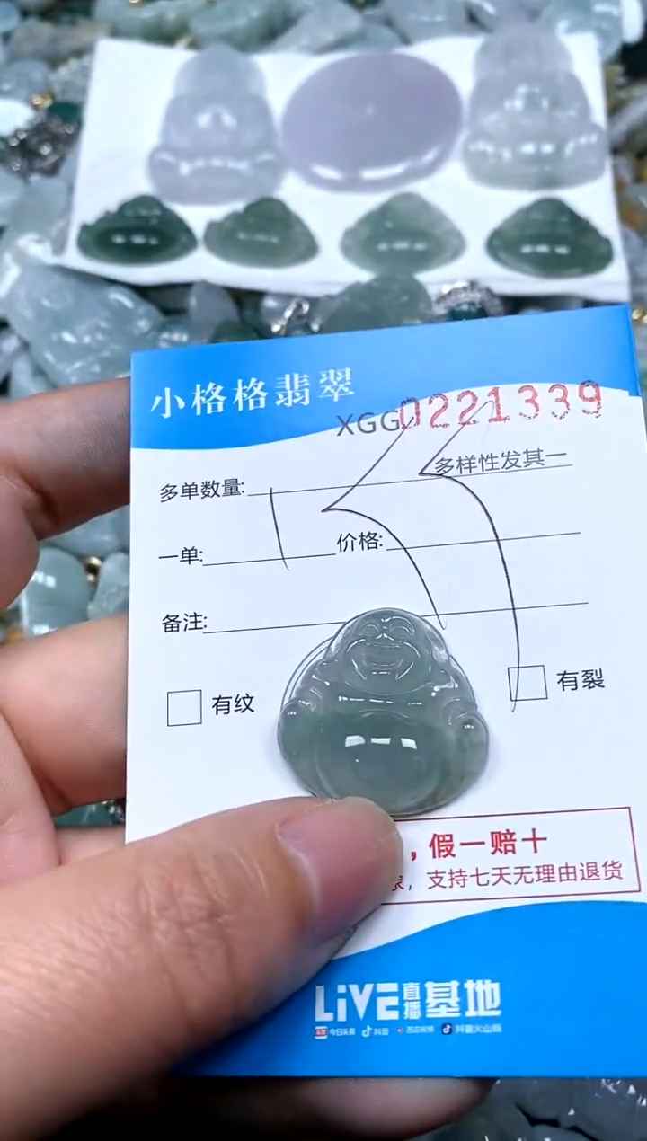 【闪购商品】翡翠颈饰未镶嵌闪购商品0221339