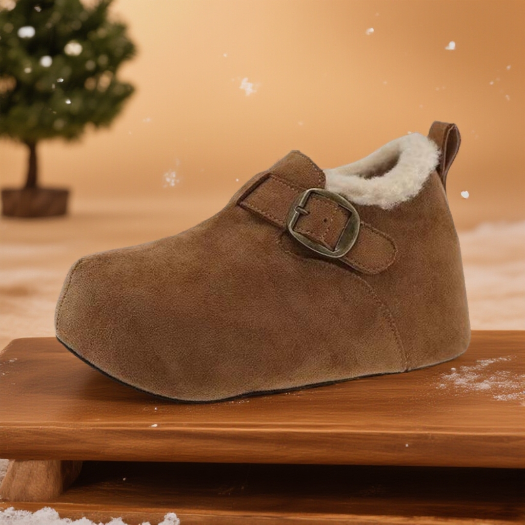 2025新款冬季加绒保暖增高全包面包鞋雪地靴加厚棉鞋女厚底勃肯鞋