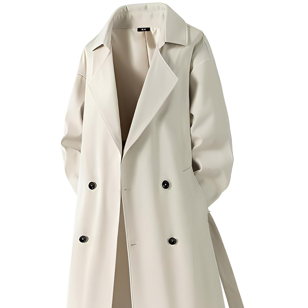 新款爆款（直播间链接扣号拍）气质网红英伦风长款风衣宽松韩版百搭