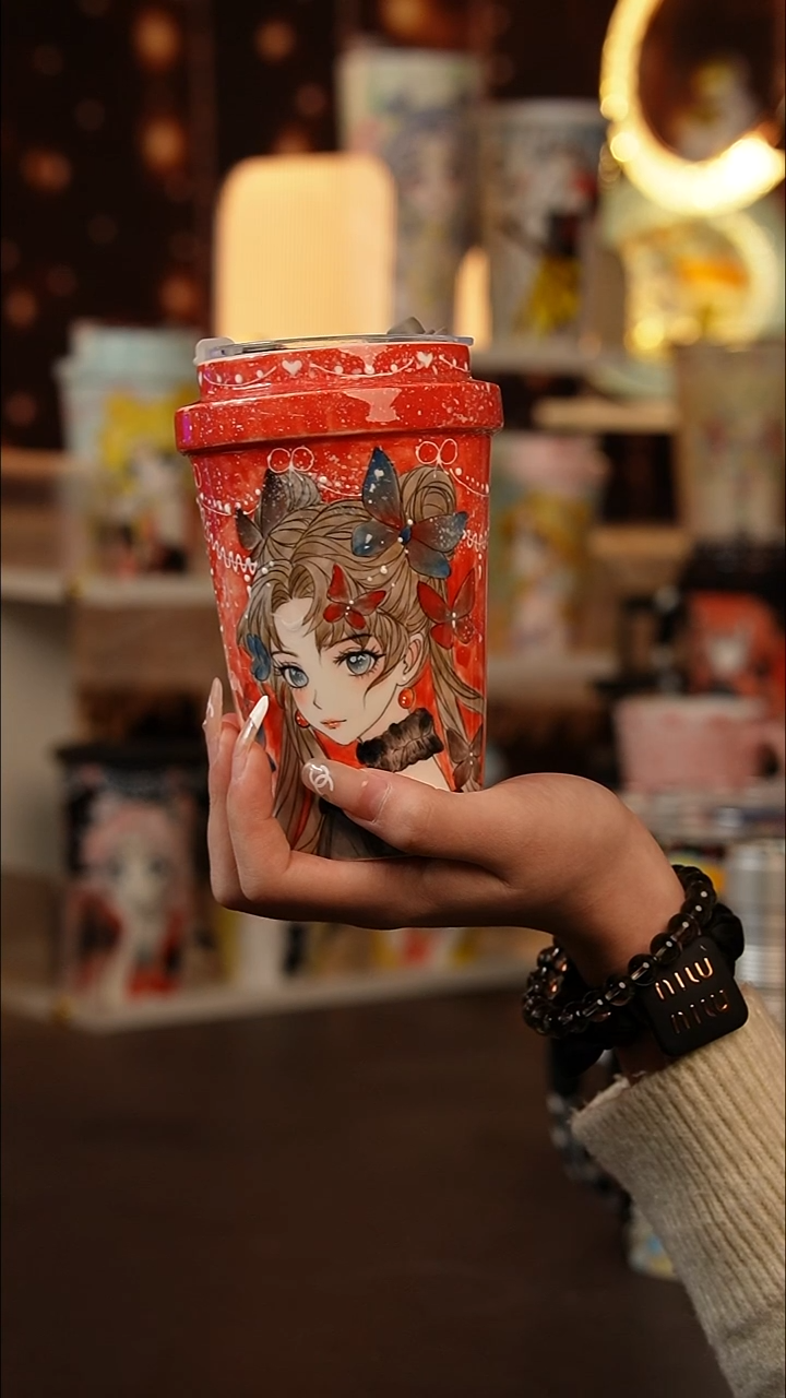 （玉泥）景德镇手工手绘文创陶瓷杯