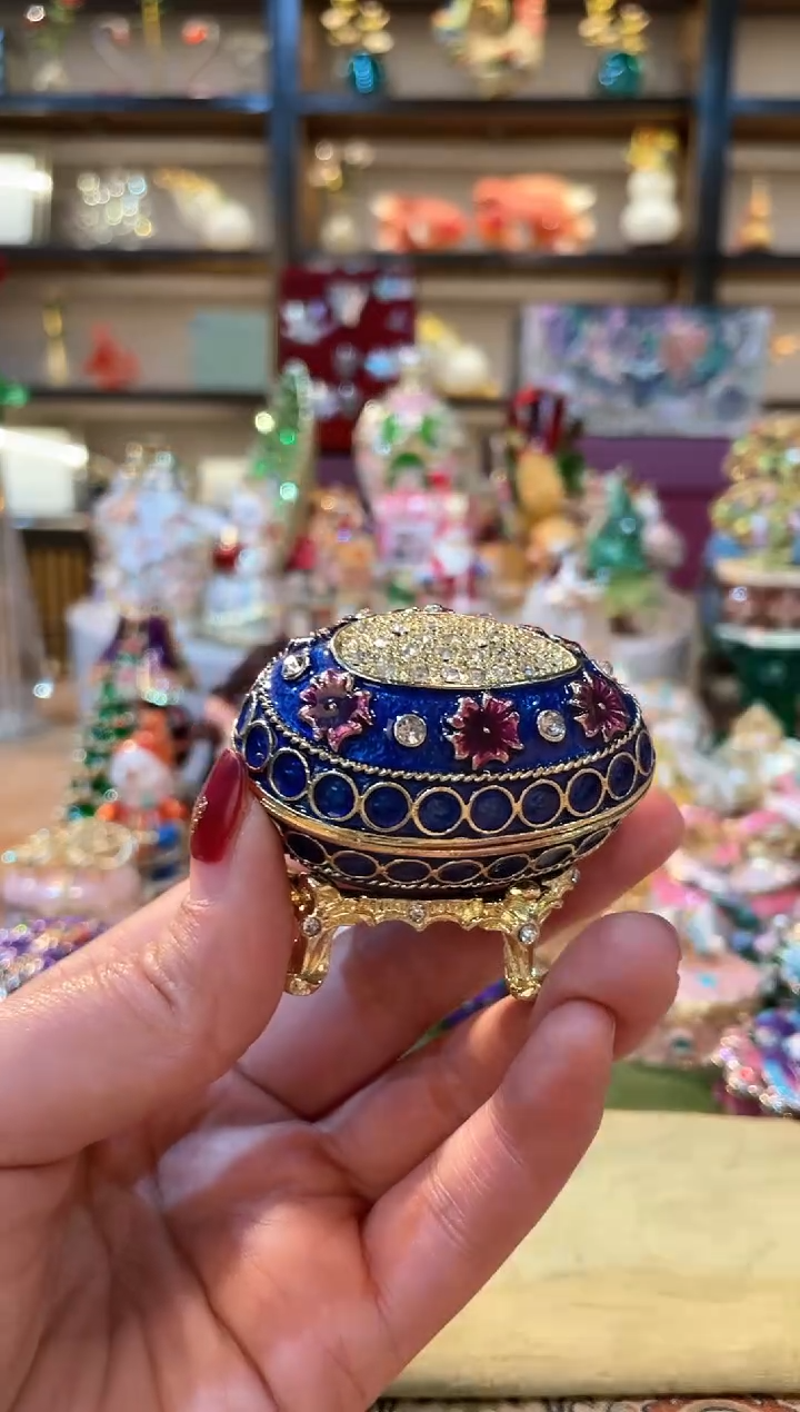 【闪购商品】精致珐琅彩首饰盒