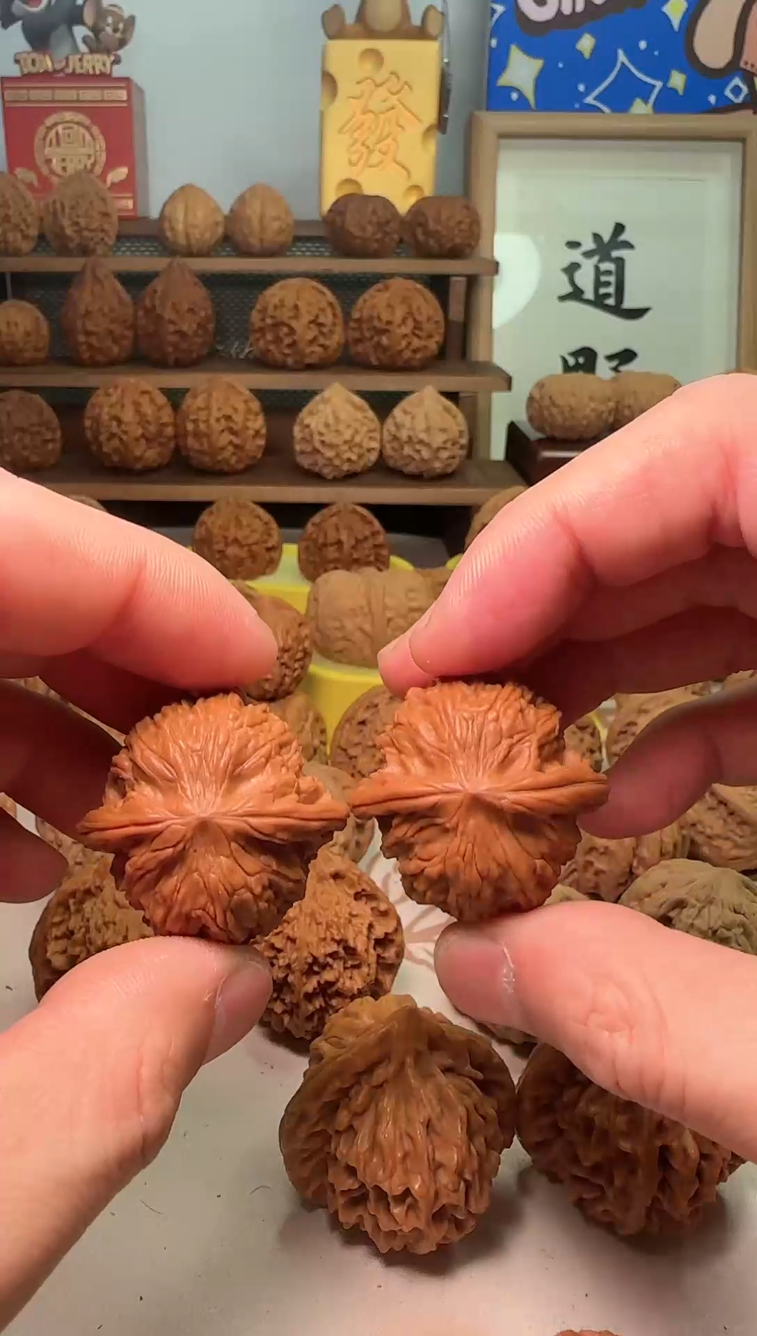 【闪购商品】文玩核桃把件35磨盘全品