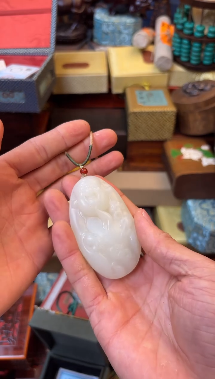 --------瓷--------财神吊坠888