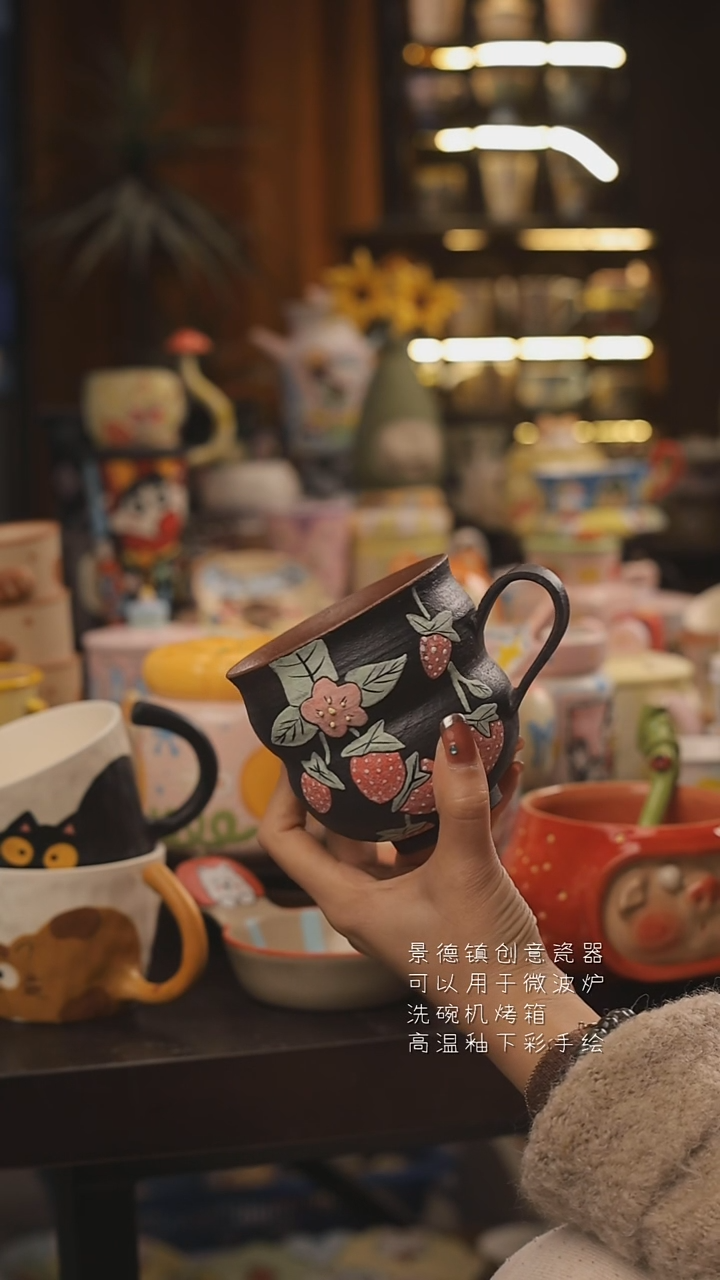 景德镇釉下彩绘设计师款式陶瓷