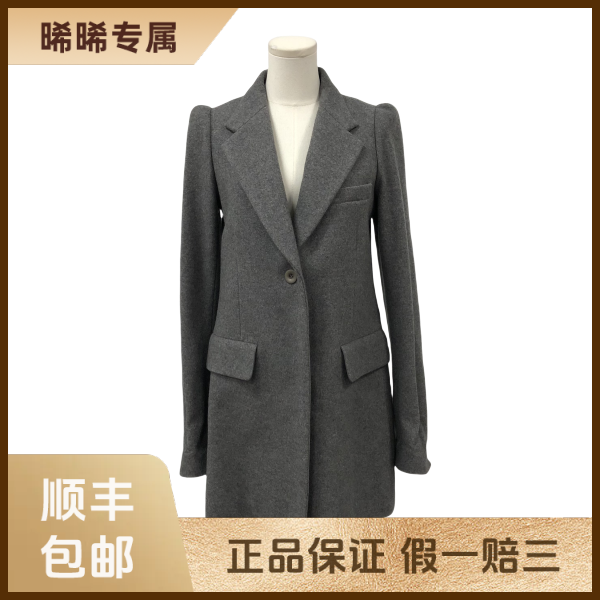 妃鱼/蔻依/羊毛/大衣/95新/s零三零六