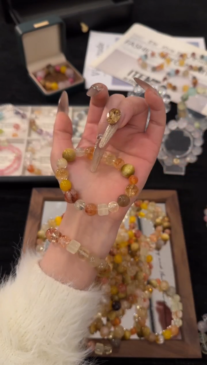 未镶嵌手链水晶小富婆x3235