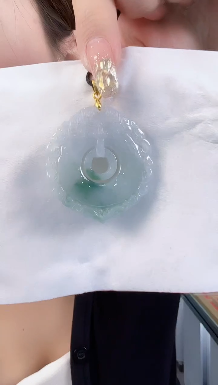 【闪购商品】翡翠颈饰未镶嵌翡翠平安扣