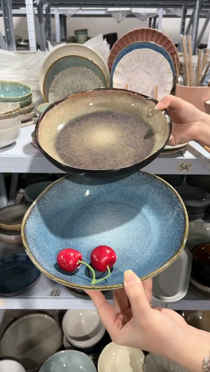 【闪购商品】瓷片外贸尾货瑕疵满20包邮X2 深盘组合