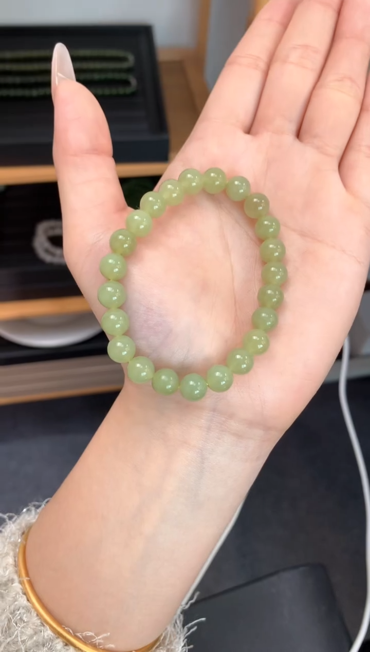 【闪购商品】和田玉手串未镶嵌黄口手串