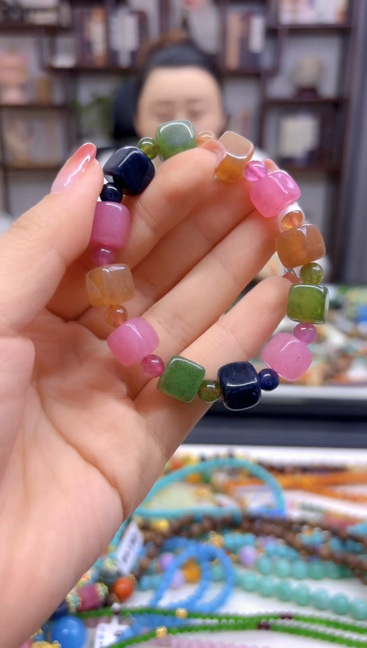 【闪购商品】碧玺手链未镶嵌DIY款S540