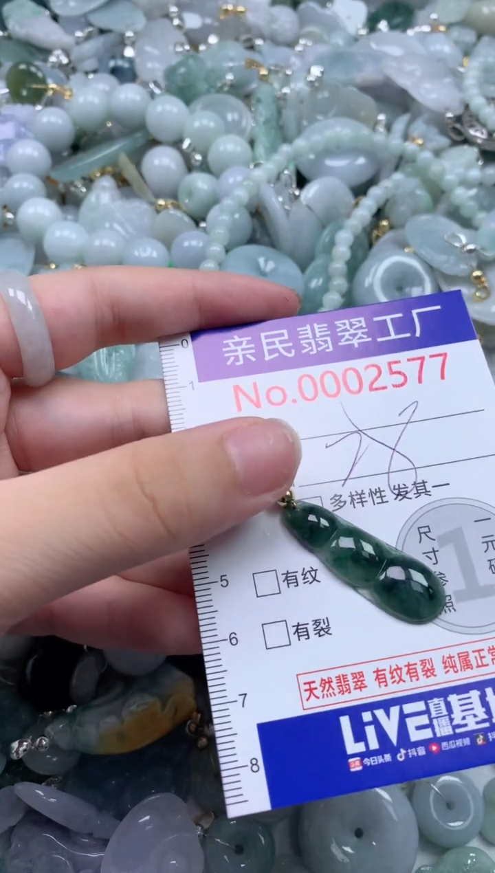 翡翠未镶嵌吊坠(不含链)2577
