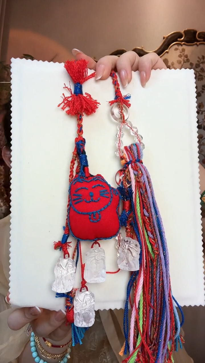 【闪购商品】水晶车挂未镶嵌45号白水晶车挂