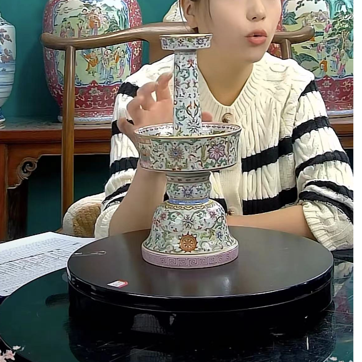 HJD2501-289烛台      瓷器