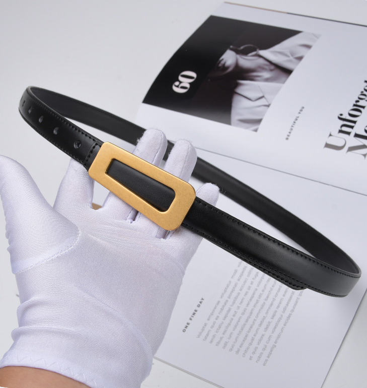 轻奢小众皮带女款真皮时尚百搭装饰配休闲裤西裤软皮腰带2025新款