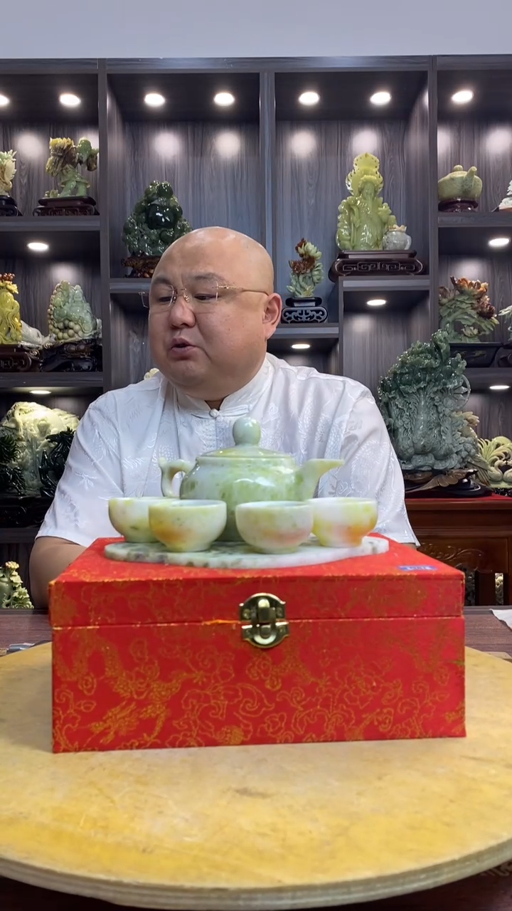 玉用****6玉岫岩料手工雕刻摆件居家装饰送礼一物一图