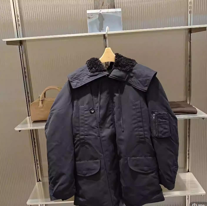 原单2025冬季新款宽松休闲白鸭绒派克羽绒服外套女装0560