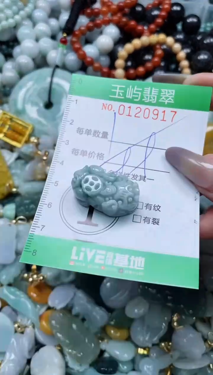 翡翠未镶嵌颈饰闪购0120917多样性发其一