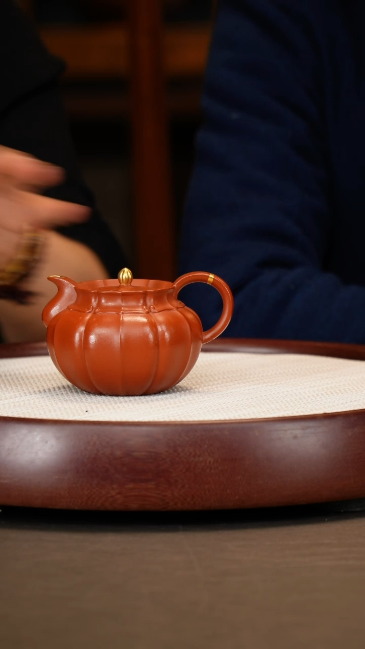 【闪购商品】紫砂茶壶【鲍宜明】大红袍如意僧帽  230CC