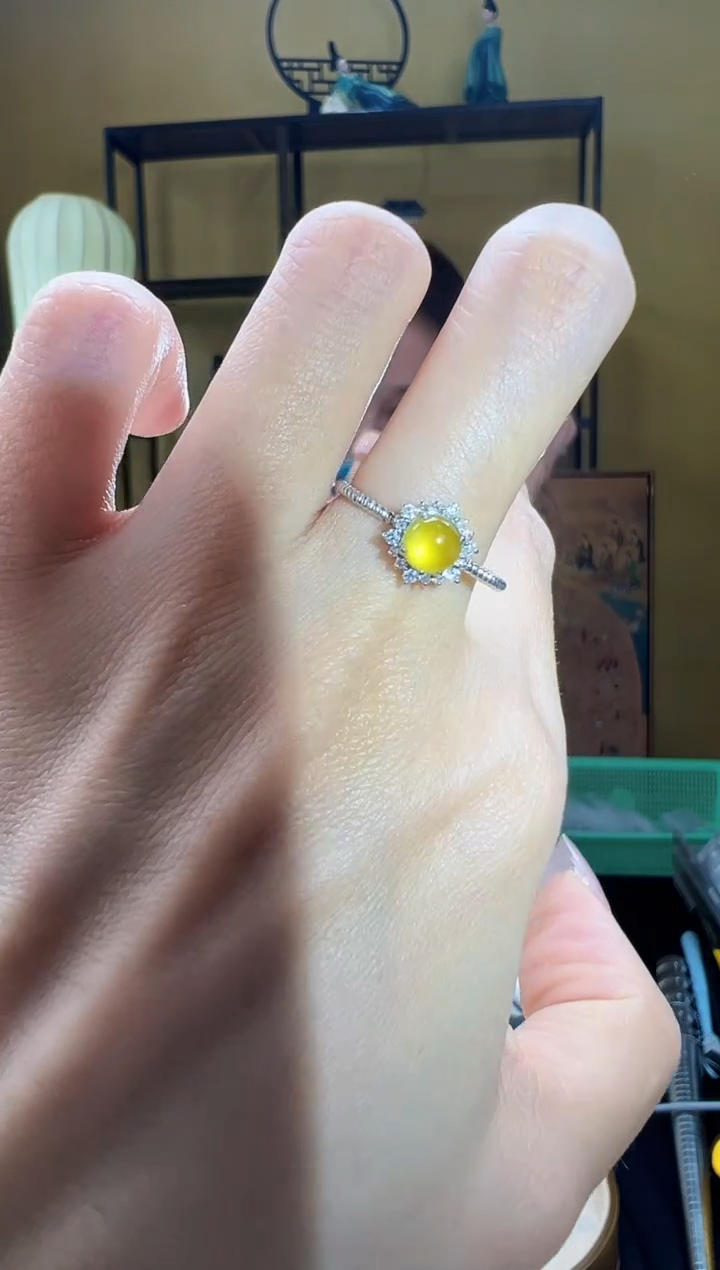 【闪购商品】翡翠戒指18K金镶嵌DFZ0205-36