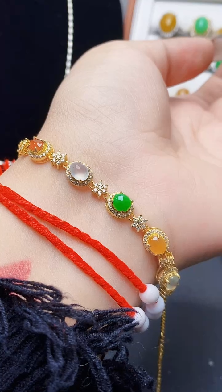 银S925镶嵌戒指翡翠1437