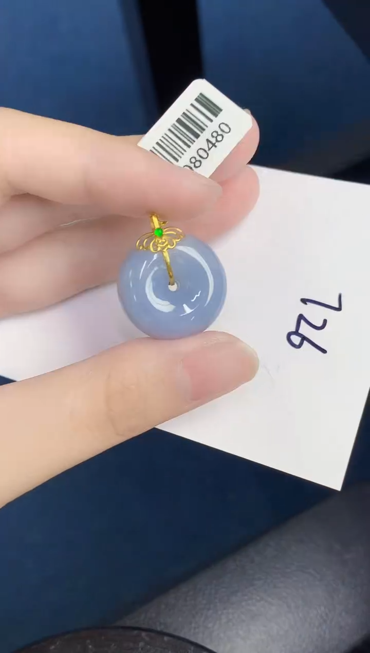 【闪购商品】翡翠颈饰18K金镶嵌000000000