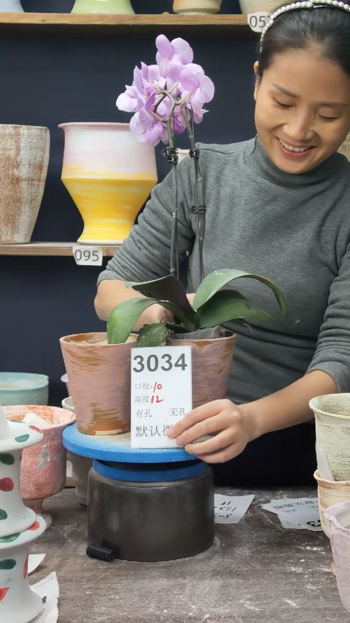 景德镇花盆默认微瑕3034