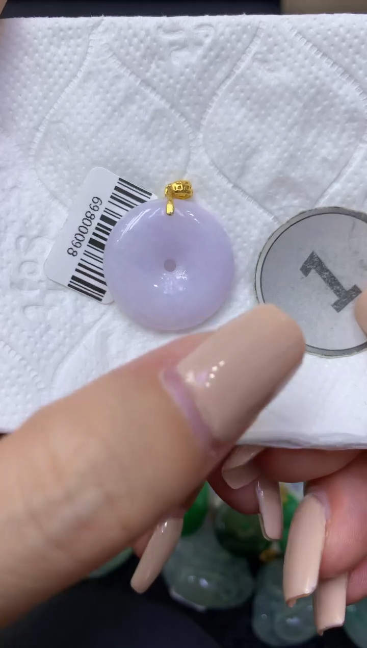 颈饰未镶嵌翡翠天然缅甸翡翠A货