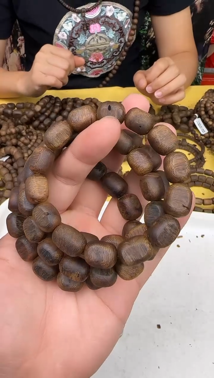 手串沉香白奇沉水有虫漏眼的留疤单圈保16克多样性发一条