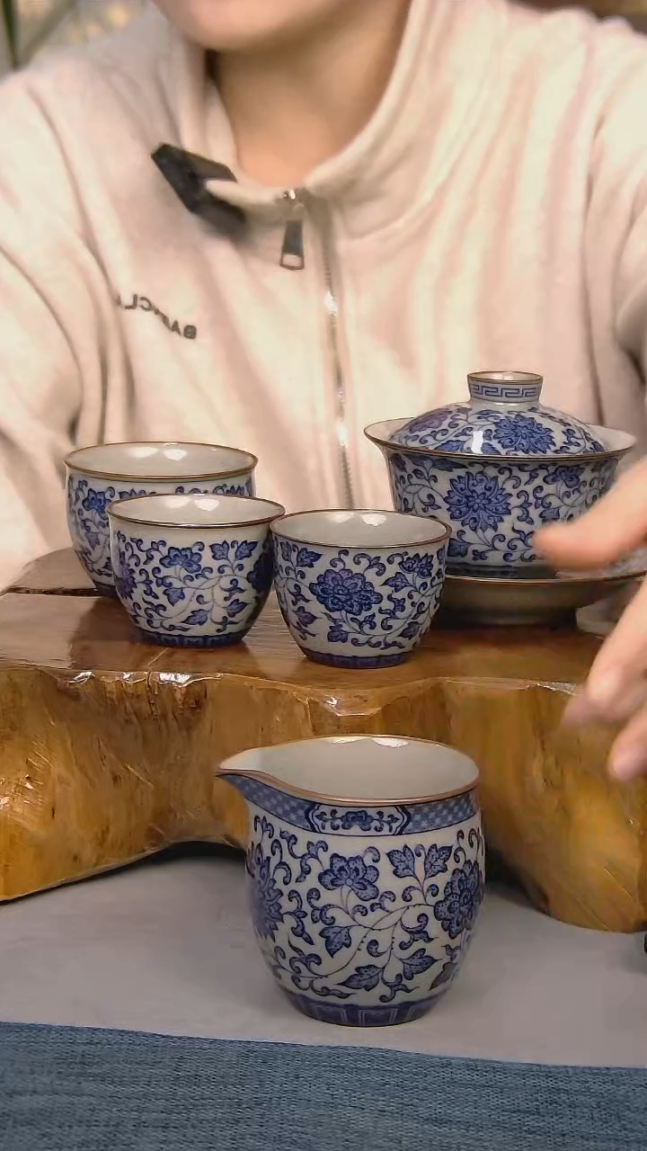 【闪购商品】简装家用款5件套 陶瓷家用茶具系列