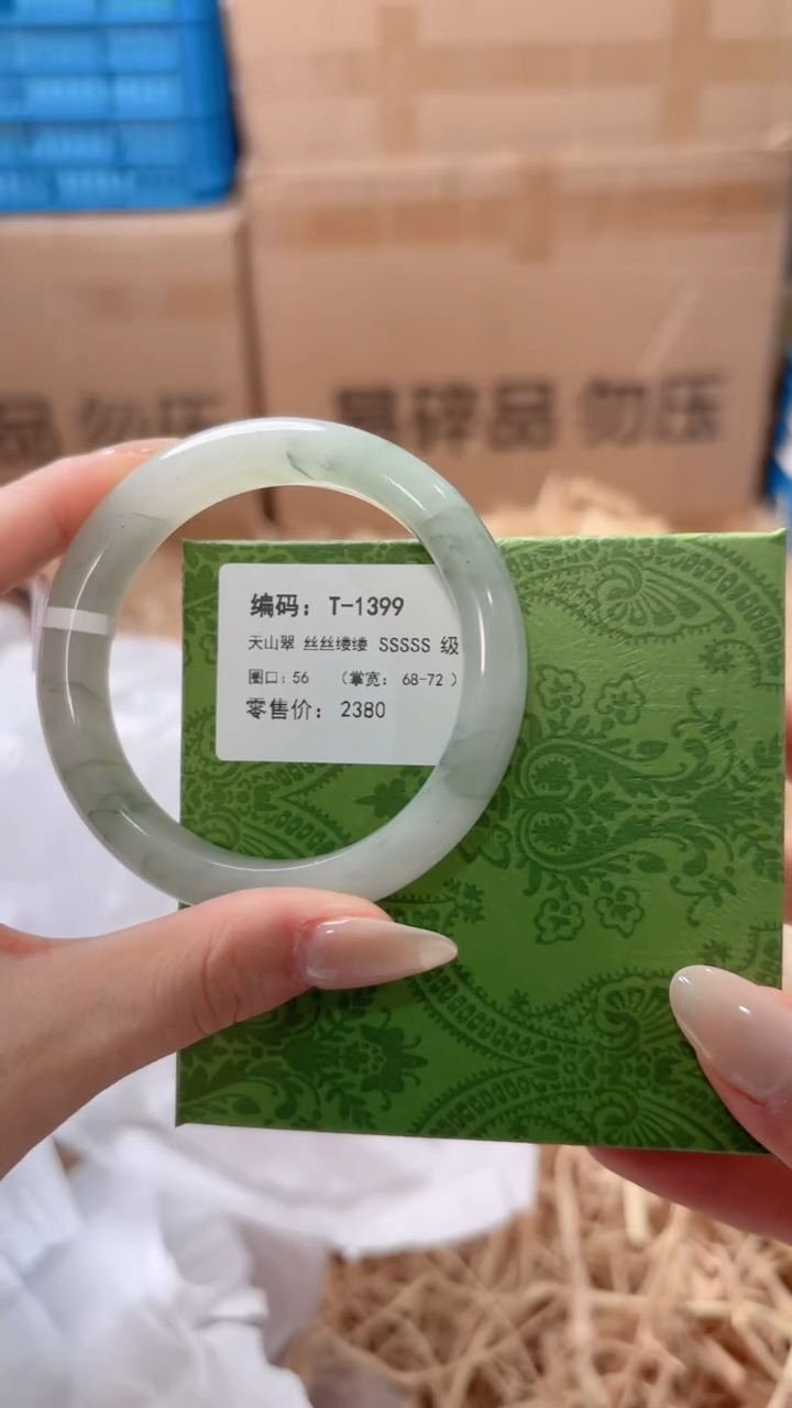 未镶嵌手镯石英质玉T-1399