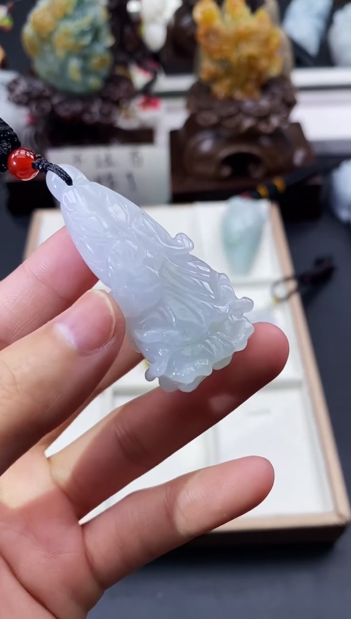 颈饰未镶嵌翡翠天然缅甸A货翡翠