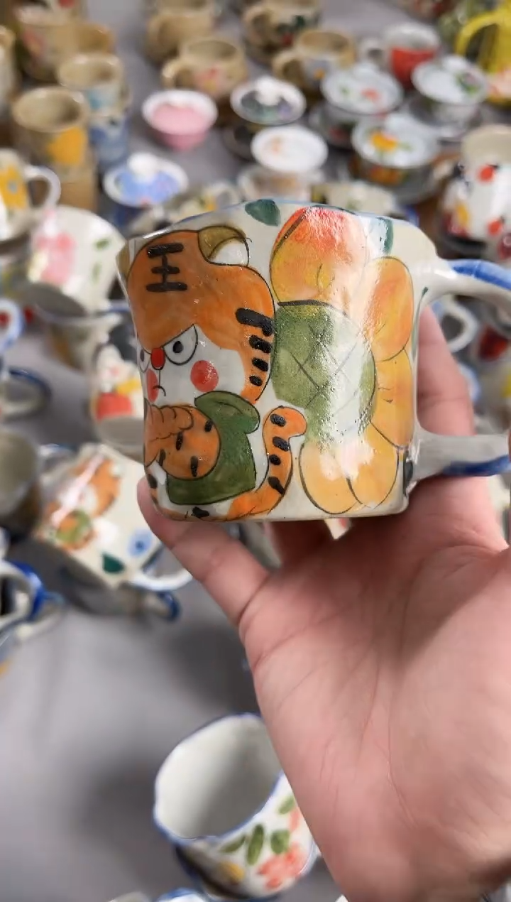 【闪购商品】瓷片景德镇手绘高温釉下彩