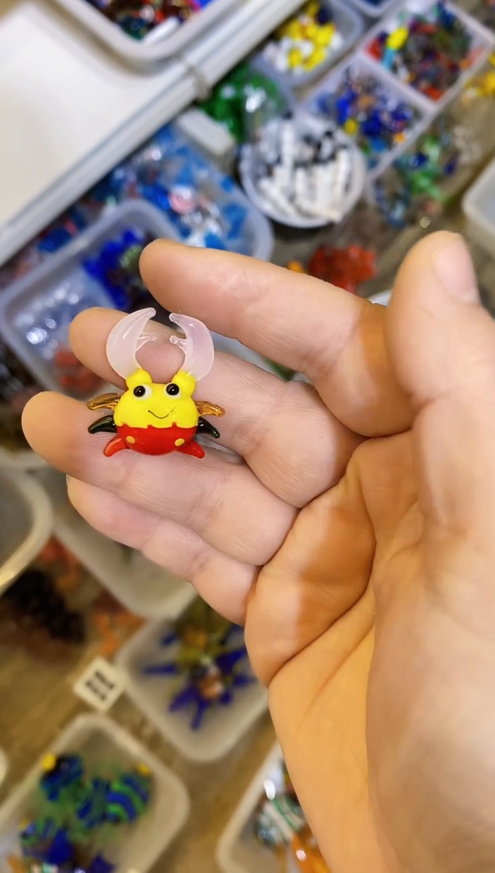 【闪购商品】琉璃手工艺品螃蟹