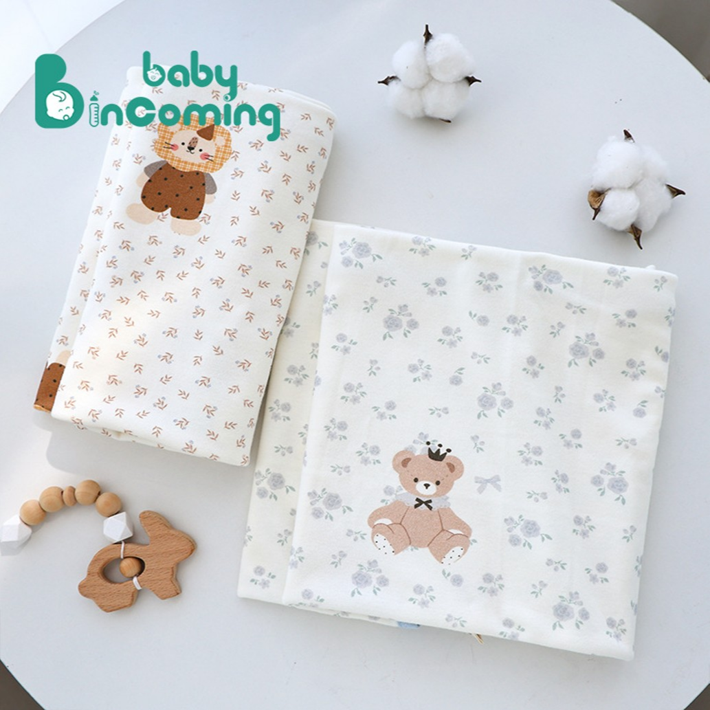 【新生儿产房包单】ins风四季单层纯棉婴幼儿防惊跳裹巾柔软透气