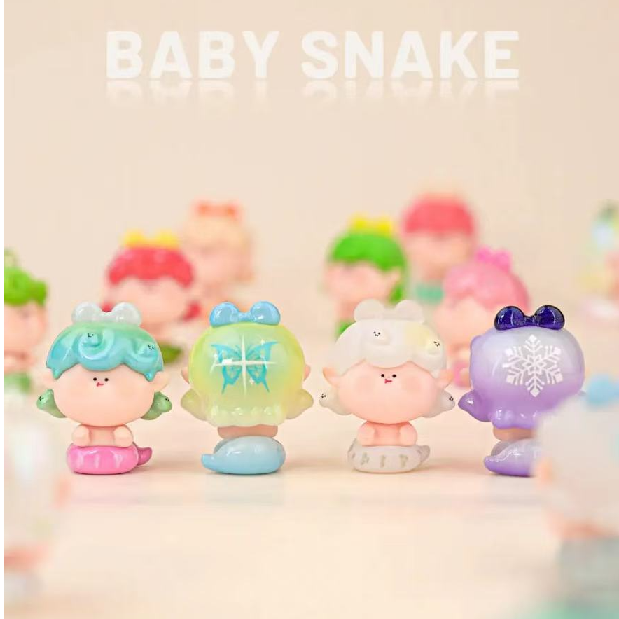 【FFF】(代拆）阿玛莉莉丝小蛇萌粒系列潮玩手办盲盒摆件