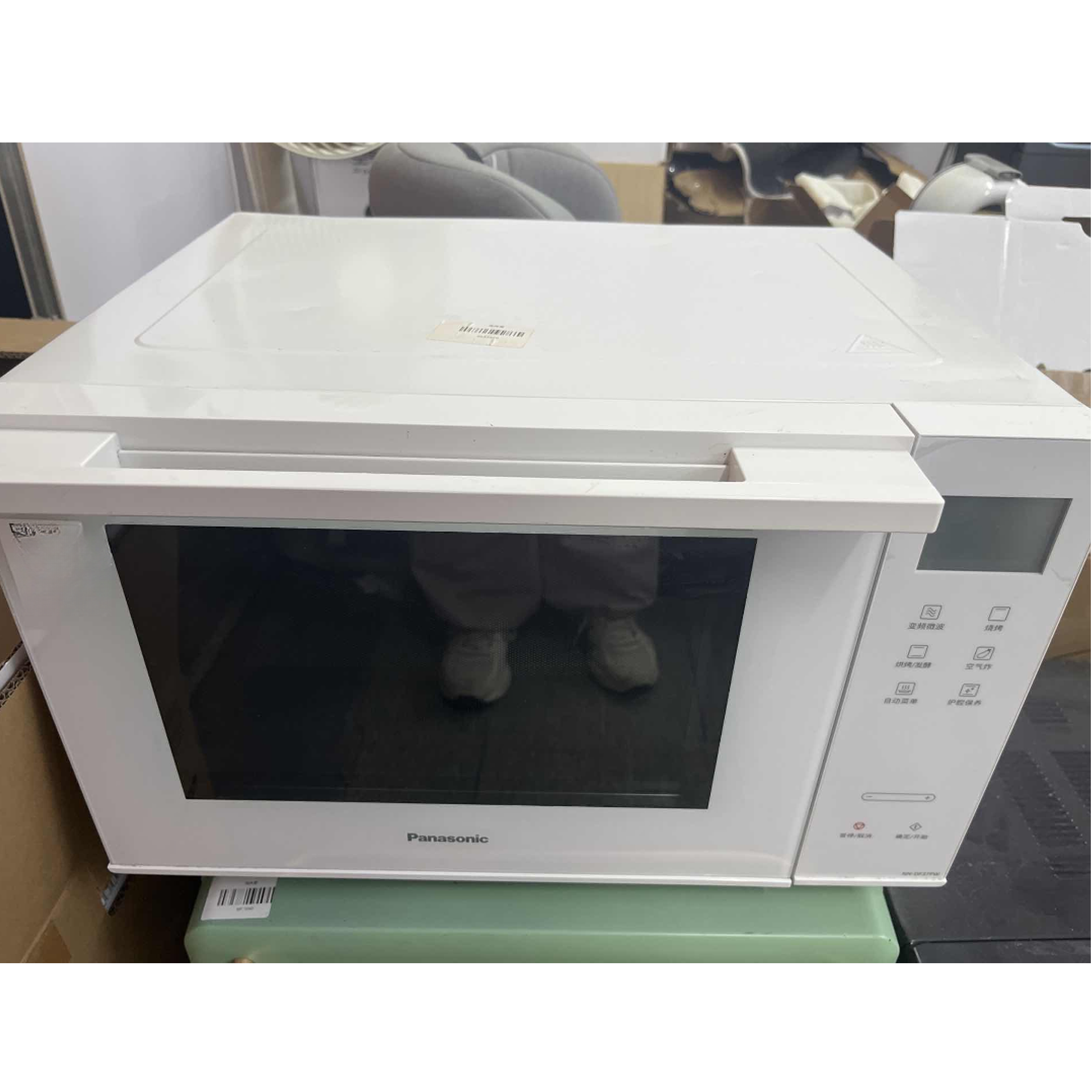 9新 Panasonic/松下 【二手】中央仓微烤炸一体机轻微划痕功能完好