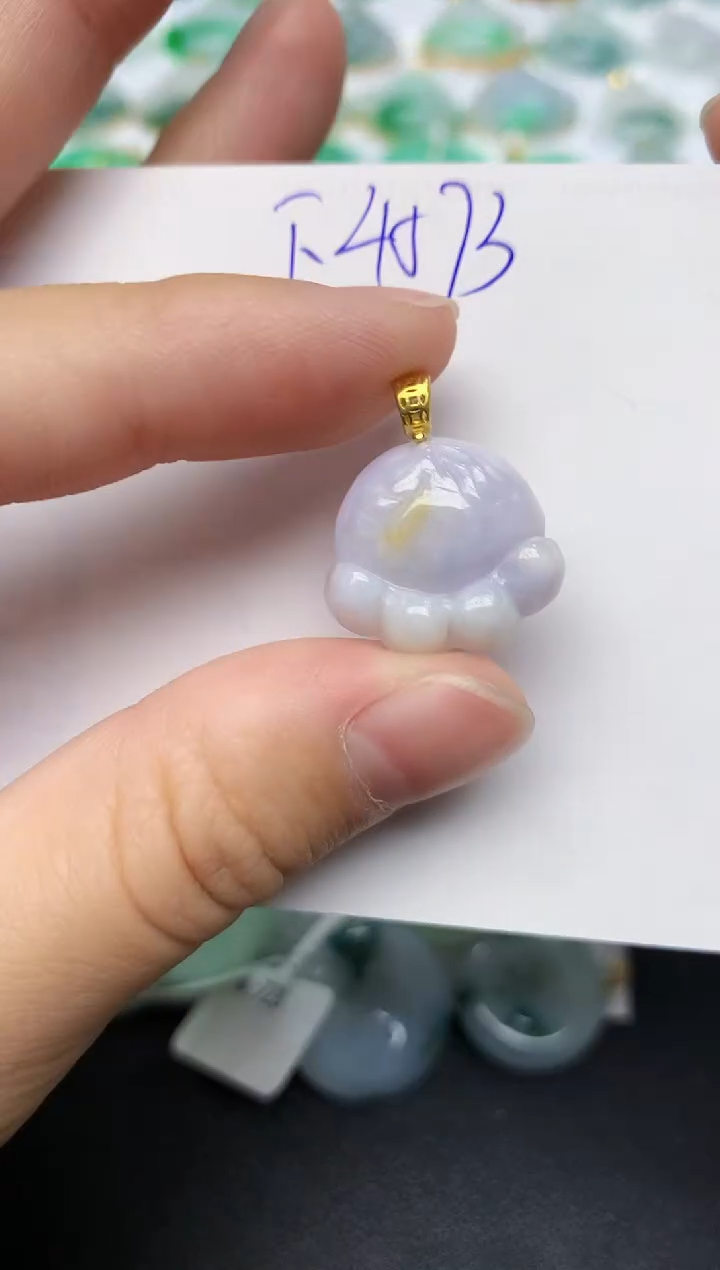 颈饰未镶嵌翡翠天然缅甸A货翡翠百元以上9元证书费自理