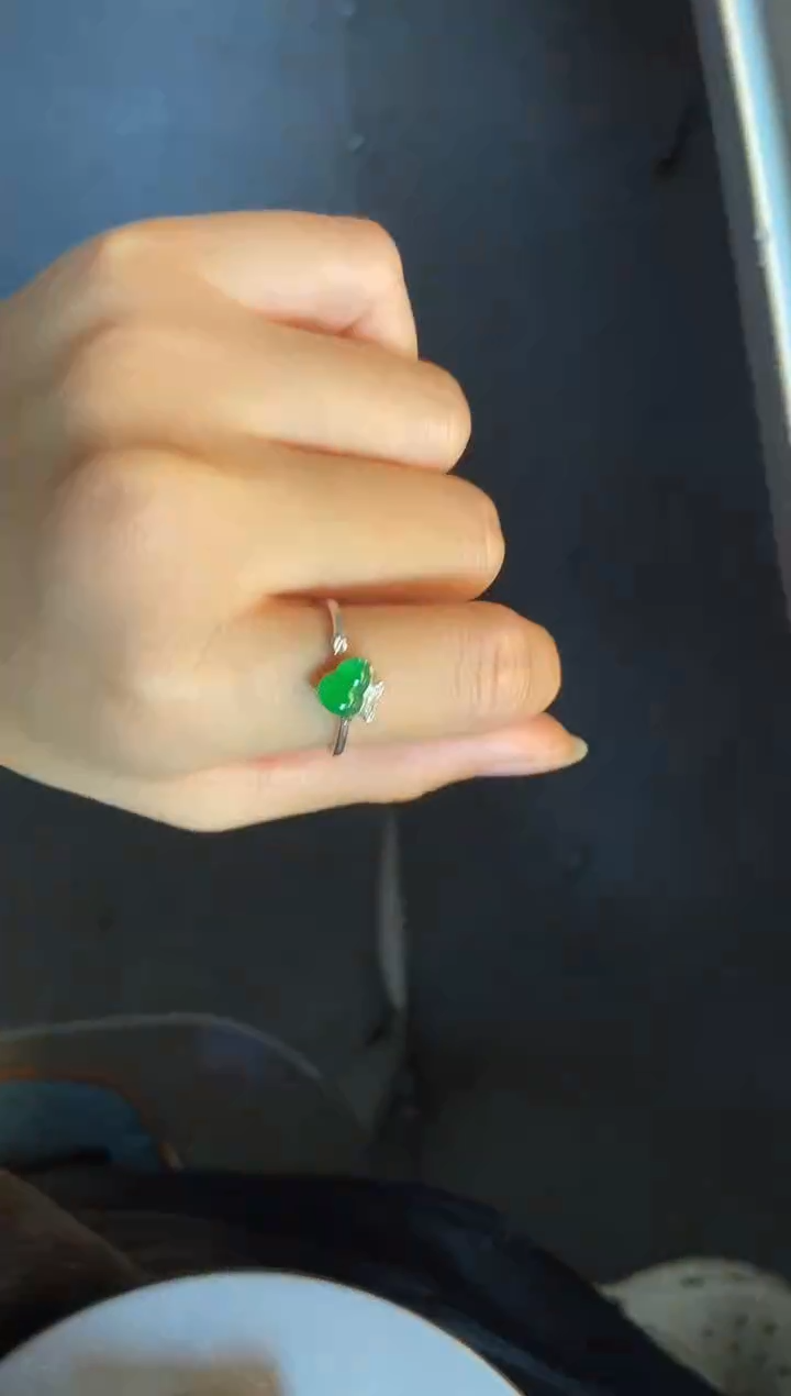 吊坠(不含链)银S925镶嵌翡翠1