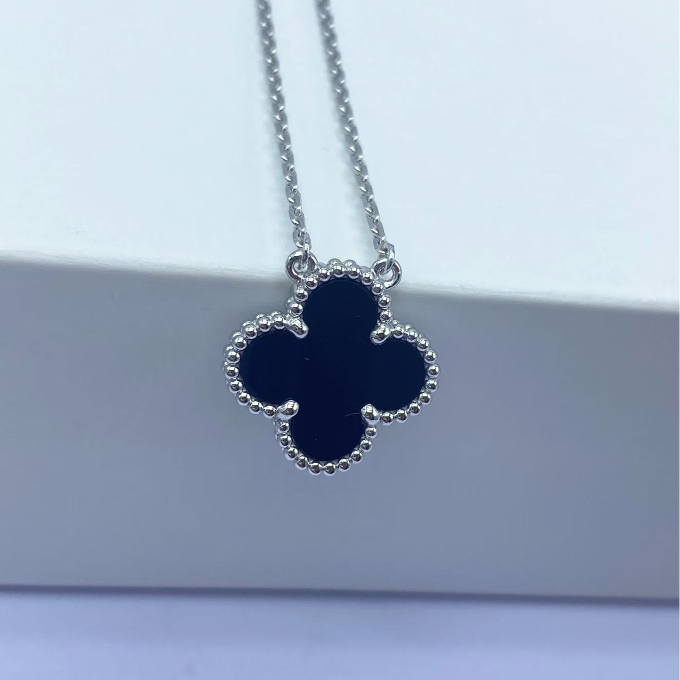 铂金pt950四叶草经典百搭女士项链   抖音基地多样性发货一件发货