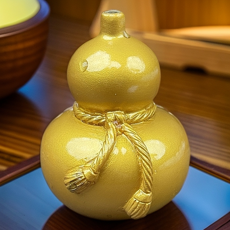 变色葫芦小香插茶宠摆件H124