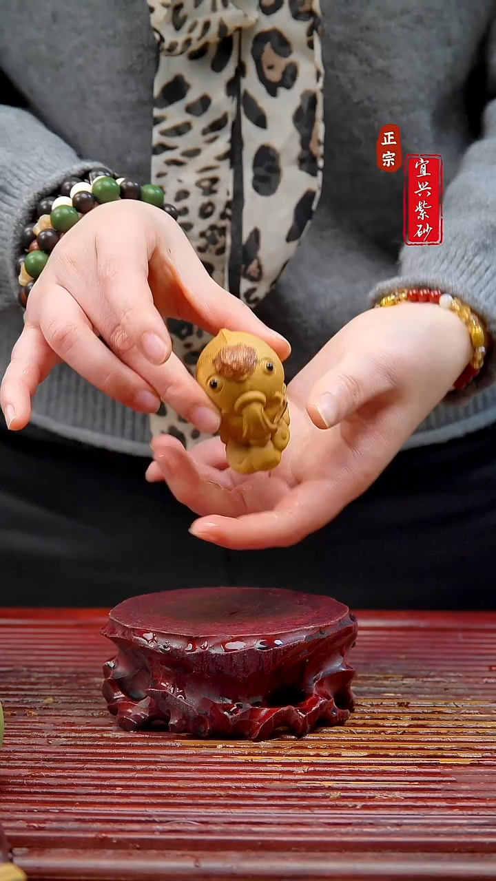 紫砂茶宠宜兴紫砂茶宠摆件