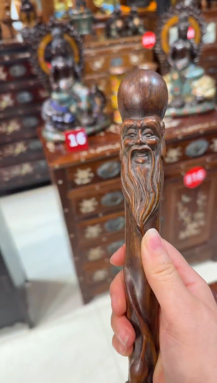 木黄花梨寿星手杖398.888888