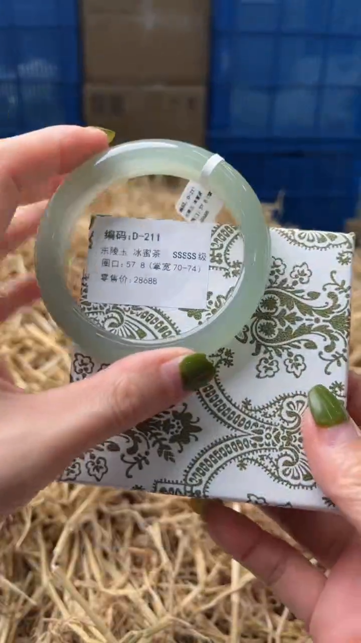 未镶嵌手镯石英质玉D211