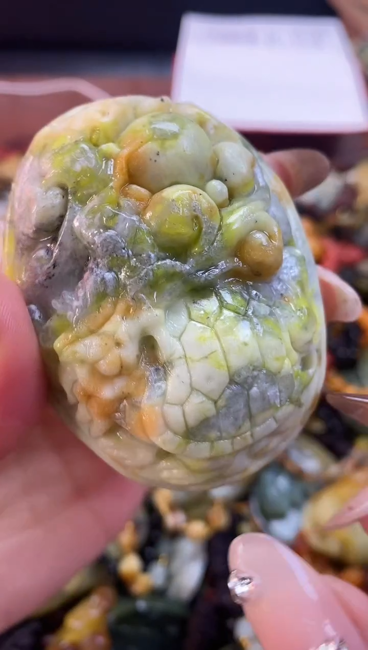 未镶嵌蛇纹石玉手把    