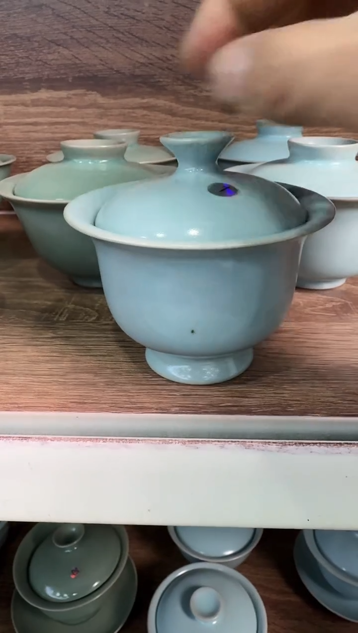 【闪购商品】杯仿古宋臻釉纯手工两才元宝大瑕